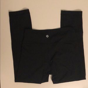Black Lululemon Leggings size 2